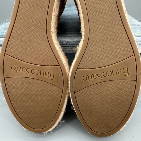 NEW Franco Sarto Women’s Callia Espadrille Wedges Brown Size 10M - Picture 10 of 10